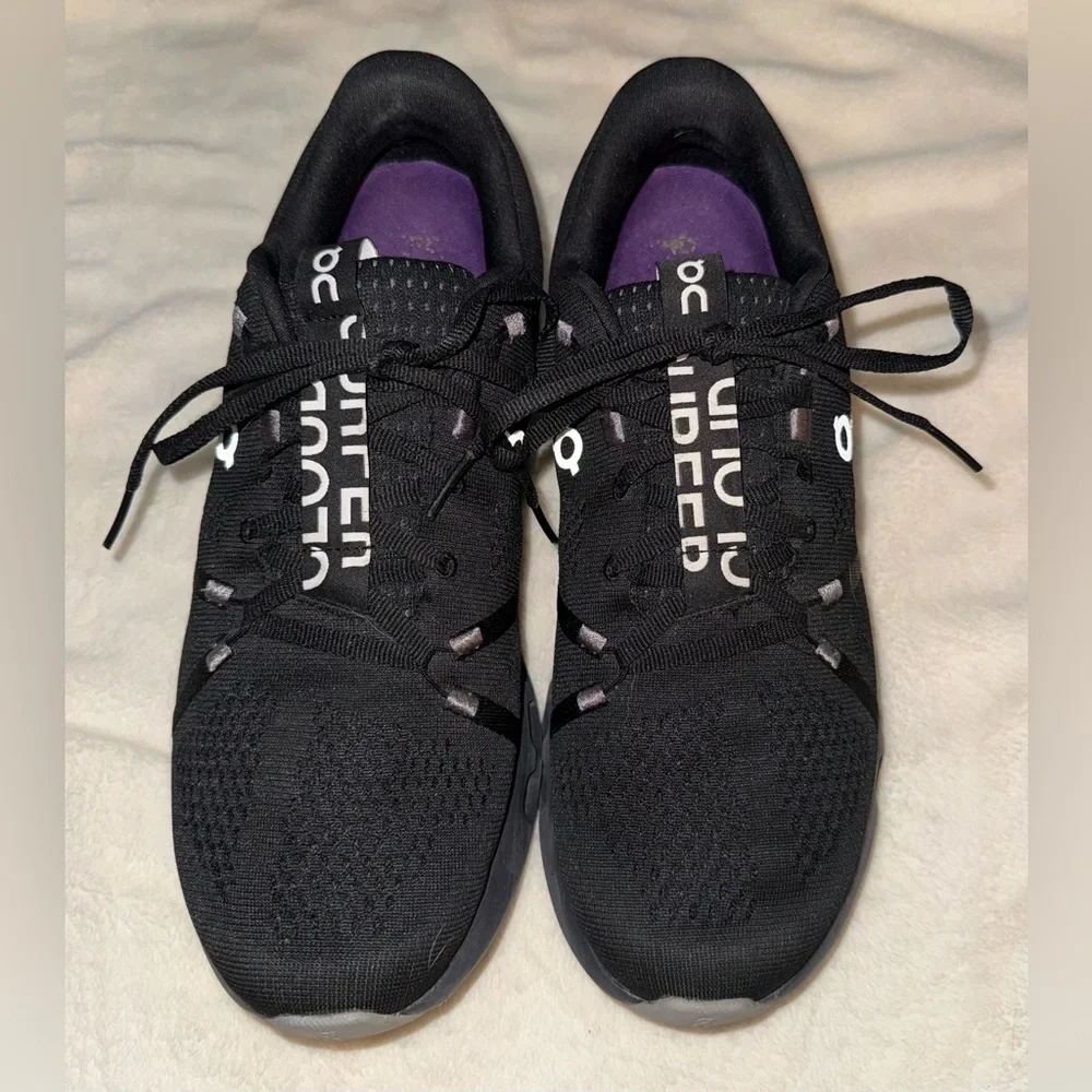 ON RUNNING Cloud Surfer Tennis Shoe in All Black Size 11